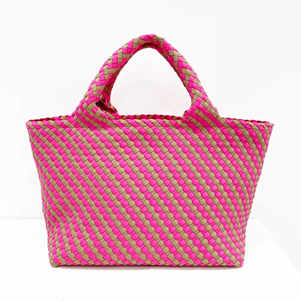 Zippered Woven Neoprene Bag