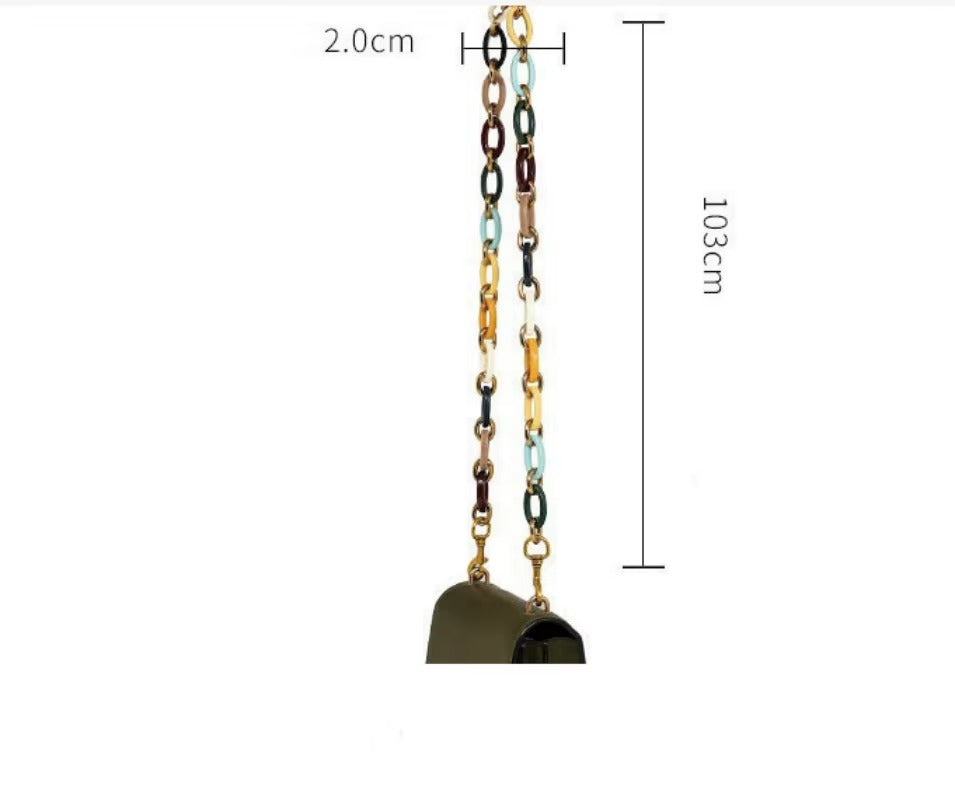 Acrylic Chain Bag Strap