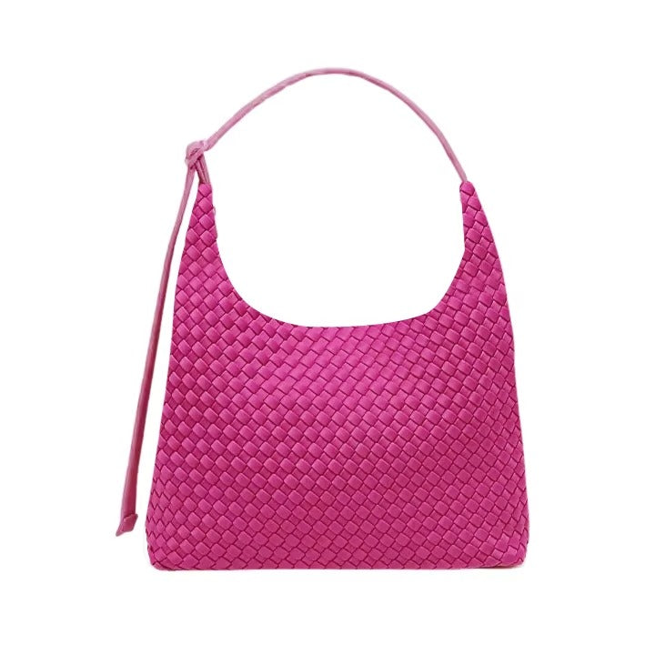 Woven Neoprene Shoulder Bag