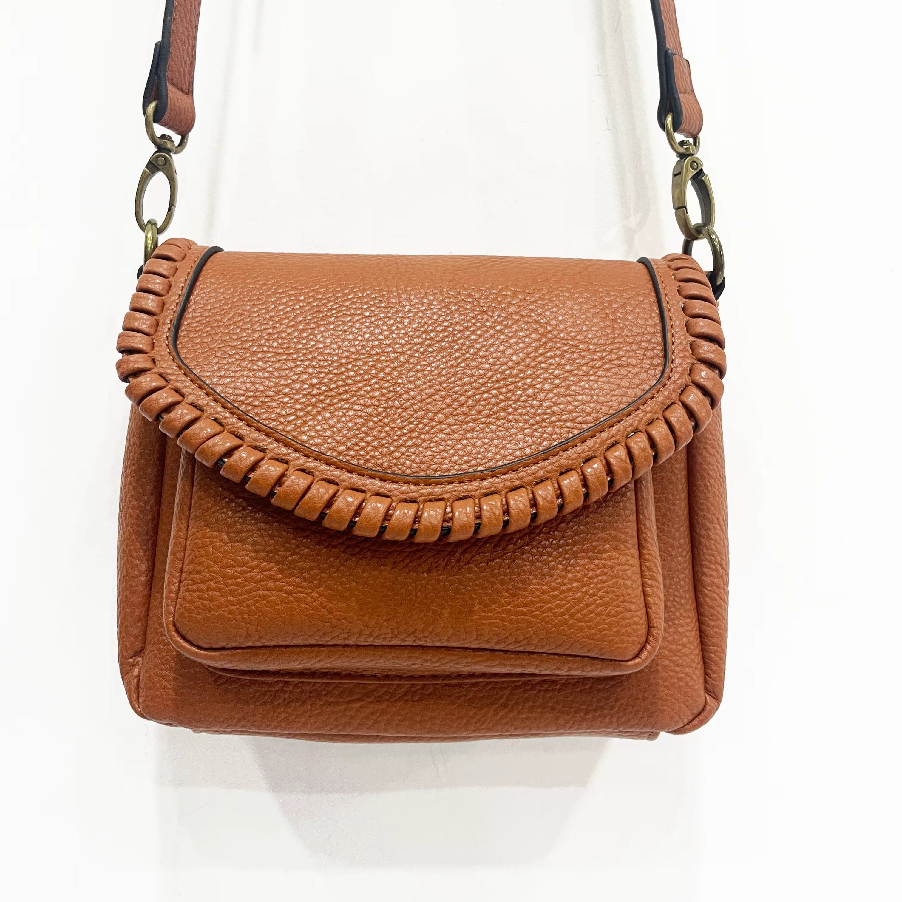 Women Vintage PU Leather Crossbody Messenger Bag