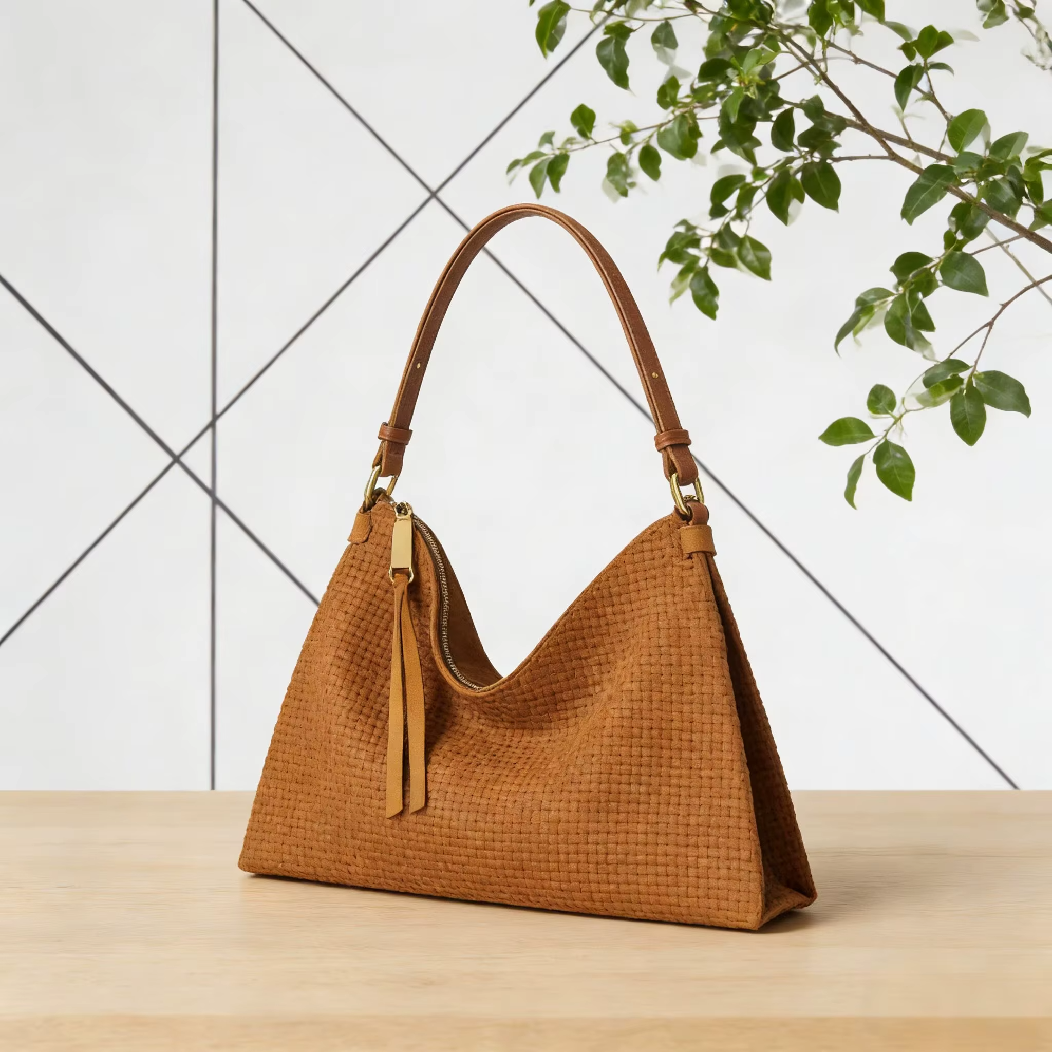 Large PU Leather Tote Bag