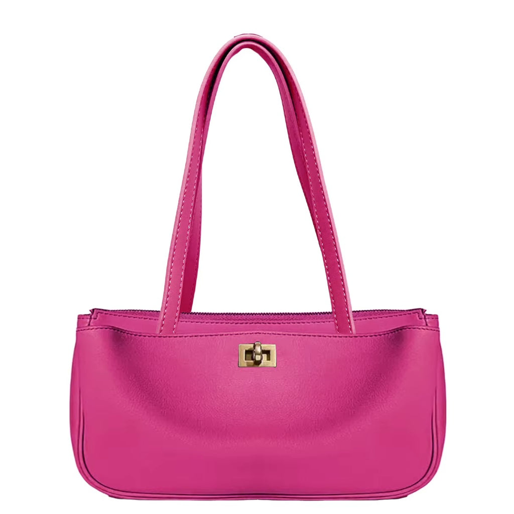 Lattice PU Bucket Bag