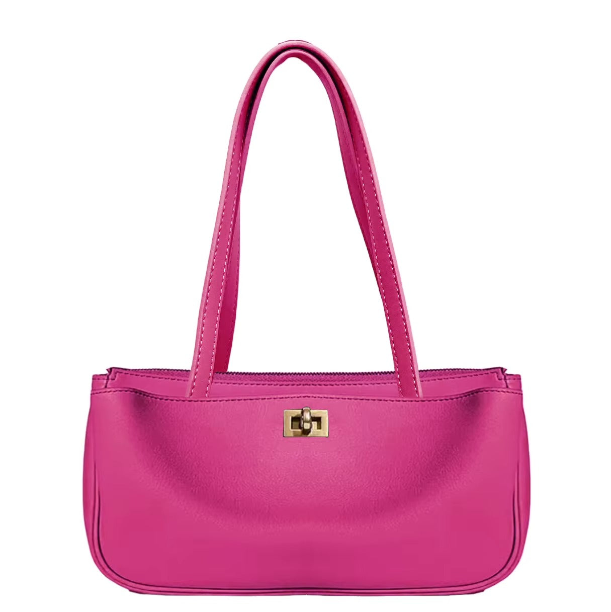 Lattice PU Bucket Bag