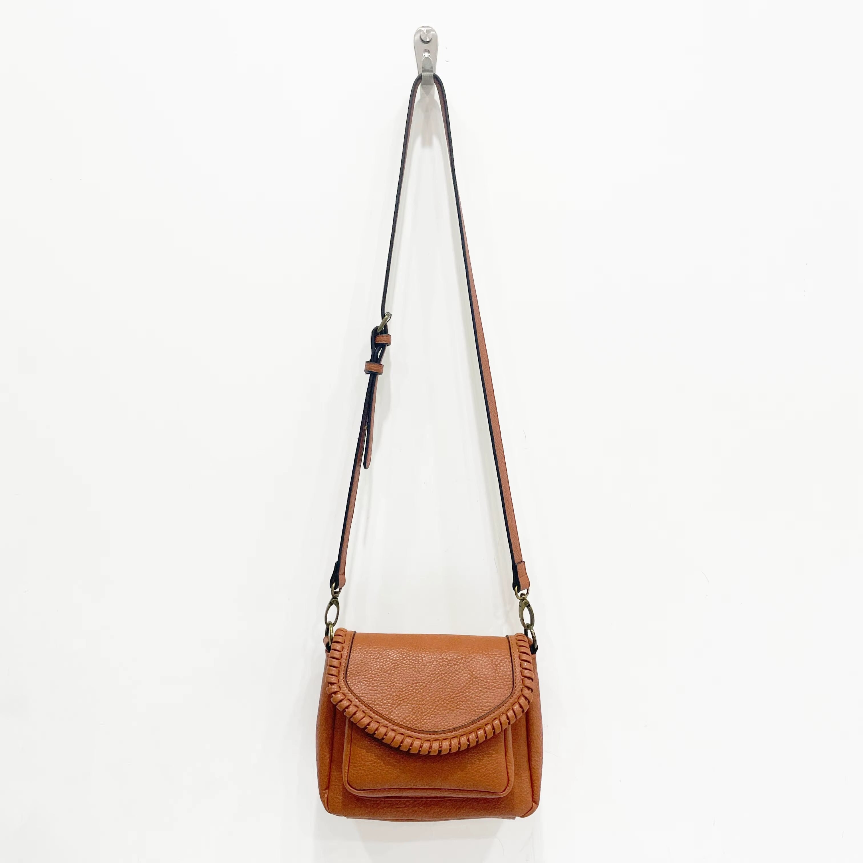 Women Vintage PU Leather Crossbody Messenger Bag