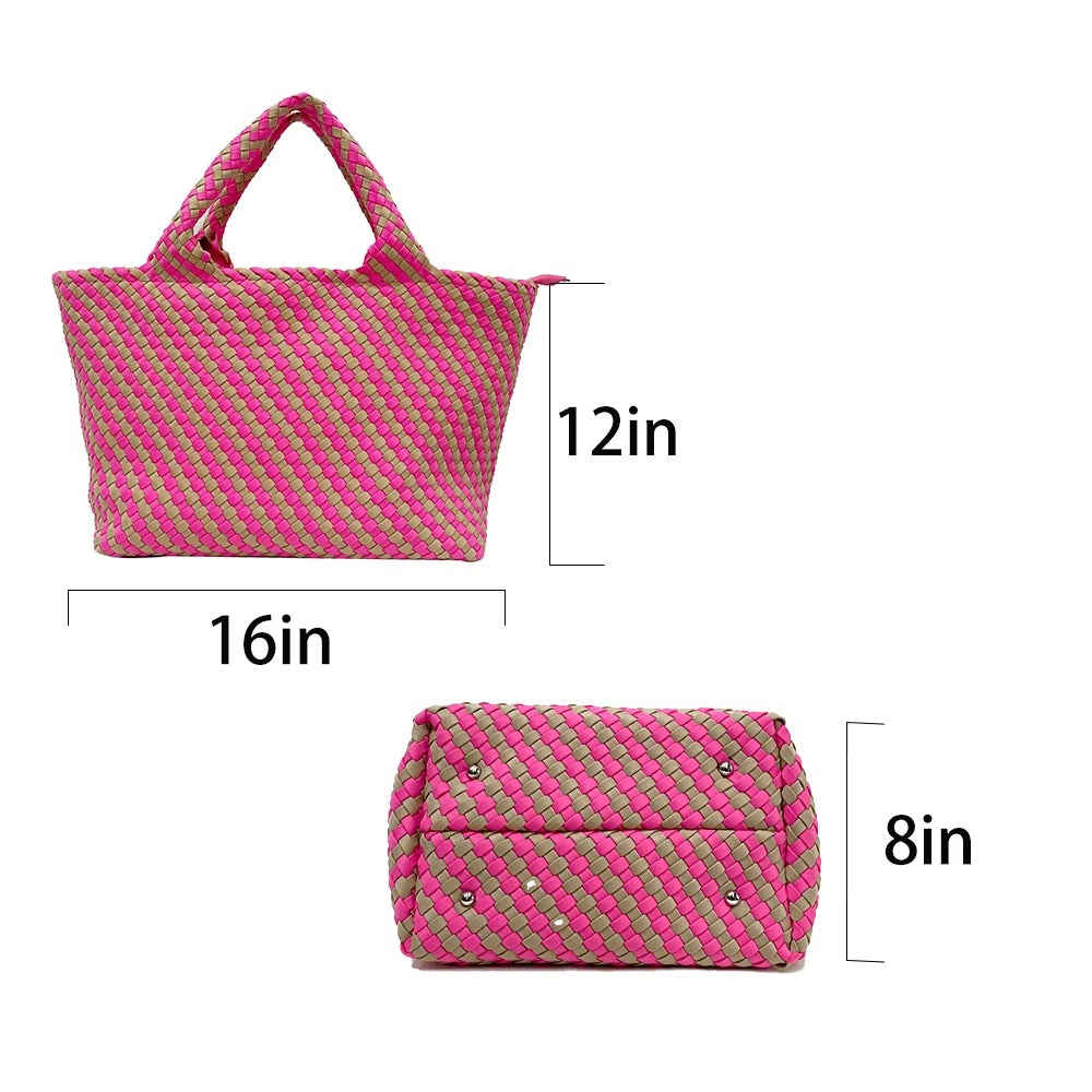 Braided Neoprene Tote Bag