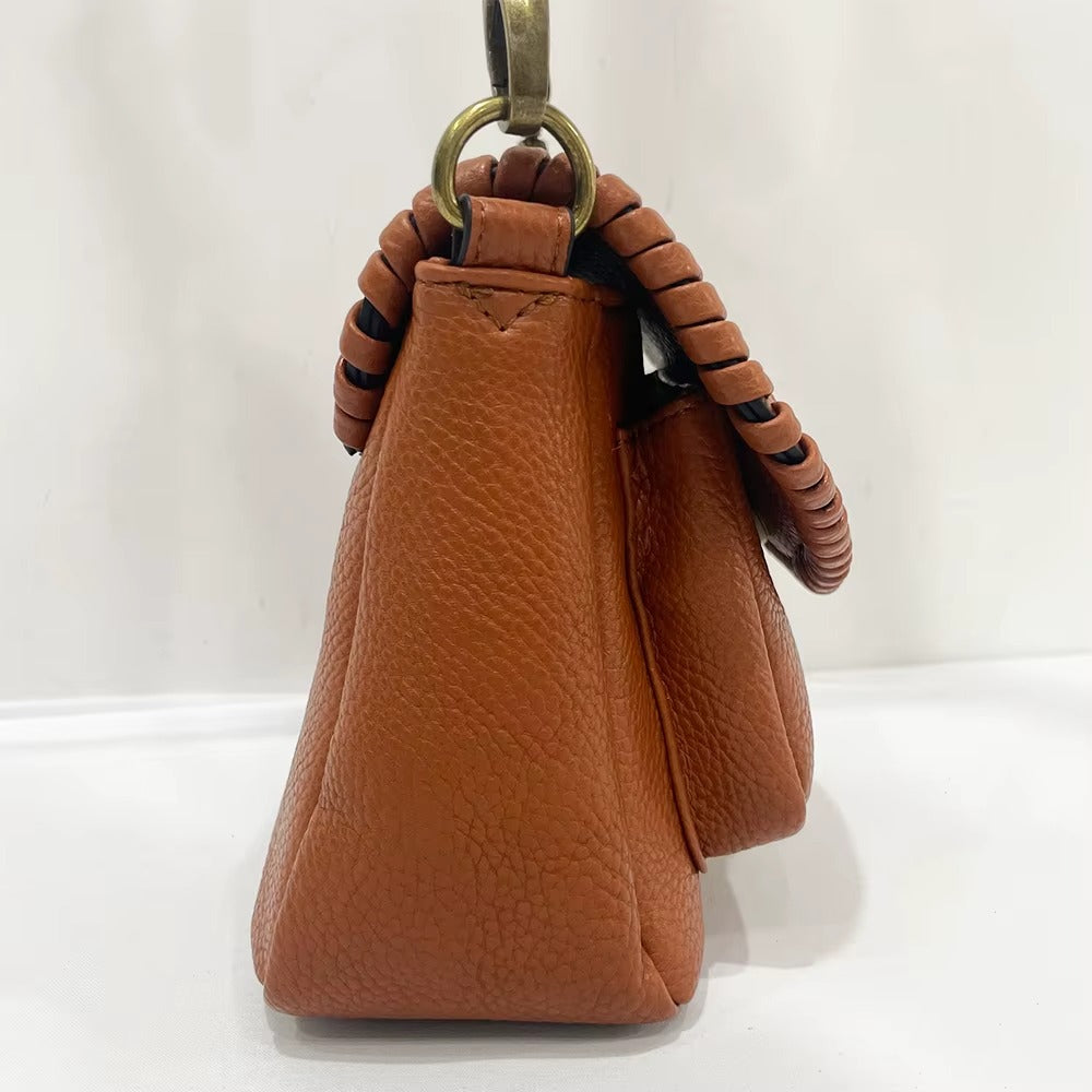 Women Vintage PU Leather Crossbody Messenger Bag